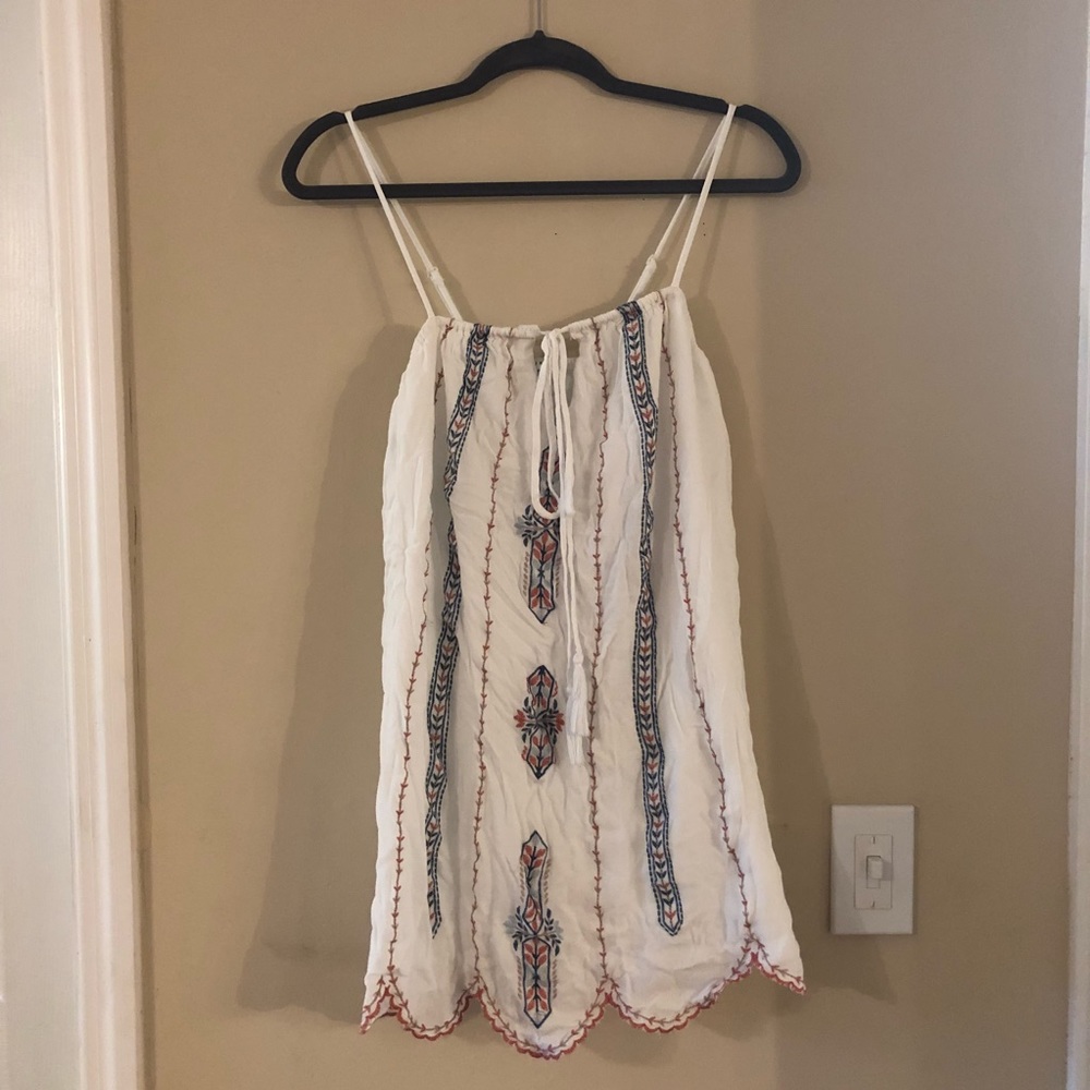 Lush Boho Embroidered Top Size Small